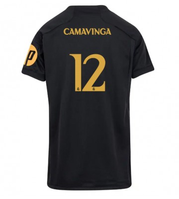Real Madrid Eduardo Camavinga #12 Tredje Tröja Dam 2023-24 Kortärmad